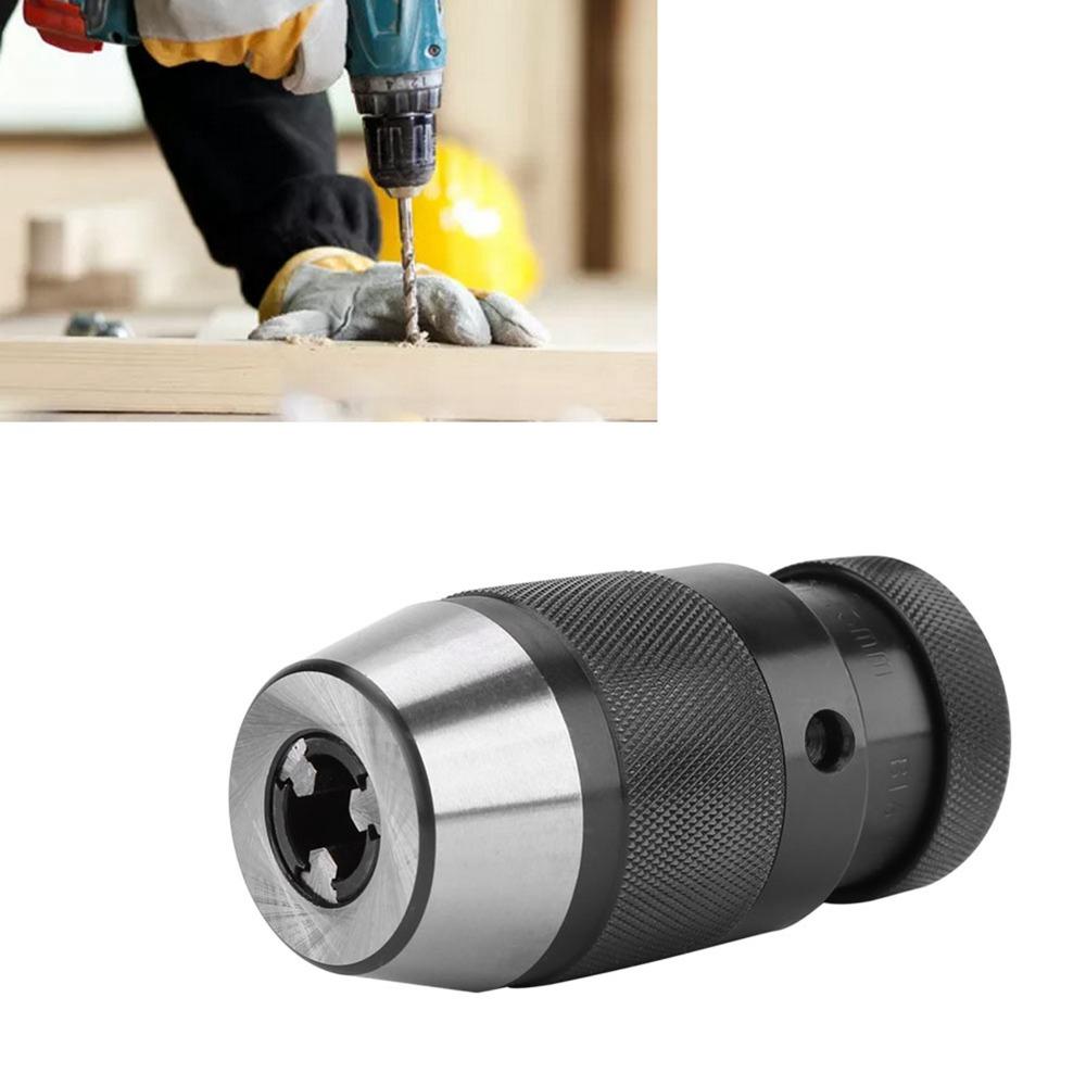 45# Steel Material Keyless Drill Chuck 1/2" Mount Drill Press Chuck  For Electric Drill