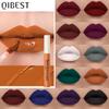 QiBest Non-Stick Lip Glaze Matte Matte Liquid Lipstick Non-Fading Lip Gloss