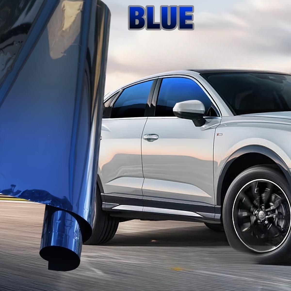 

Dual‑Tone Gradient Thermal Insulation Window Film Explosion‑Proof PET Solar Sunshade Film Color Contrast Car RV Home Window Sticker 50cmx3m/19.7x118.1inch синий