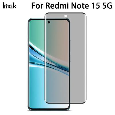 For Redmi Note 15 5G Glass IMAK 3D Curved Privacy Tempered Glass Full Screen Coverage Film