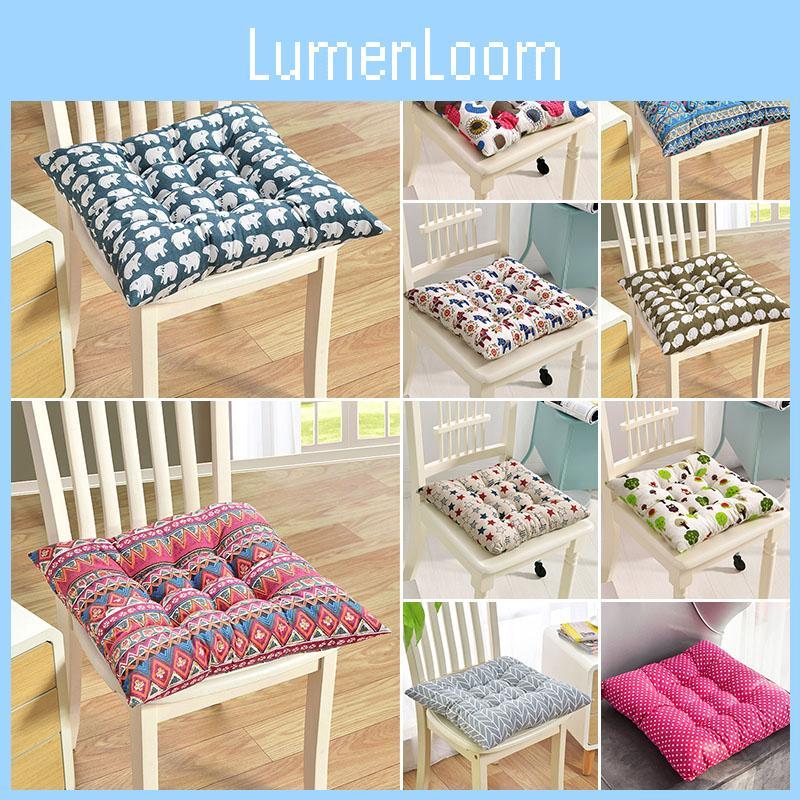 Stylish And Cozy Chair Cushion Pad With Tie-up For Living Room And Bedroom