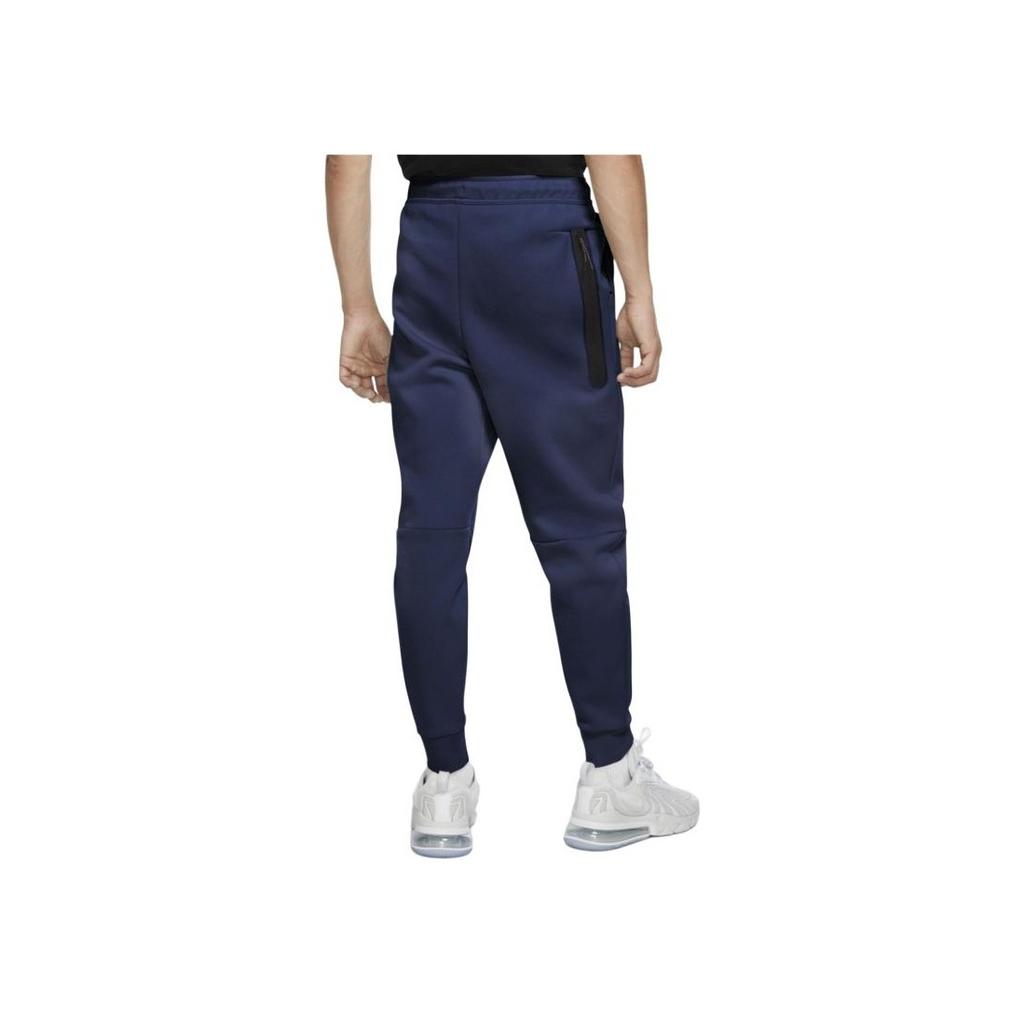 Nike Logo Drawstring Cuffed Knit Joggers Men Joggers Blue CU4496-410