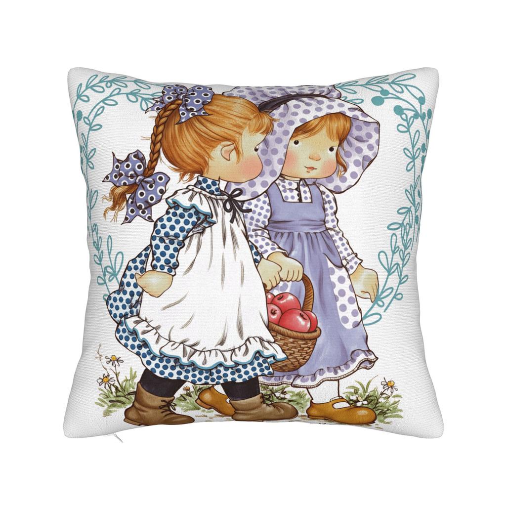 Art Sarah Kay Swing Girl Pillow Cover Comfy Cushion Cover Funny Pillow Case For Office Car Home Decor