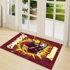 Custom Name Kansas City Chiefs Helmet Carpet Rug Customizable Soft Washable Anti-Slip Home Living Room Sofa Mats Personalized Rug. 0909425