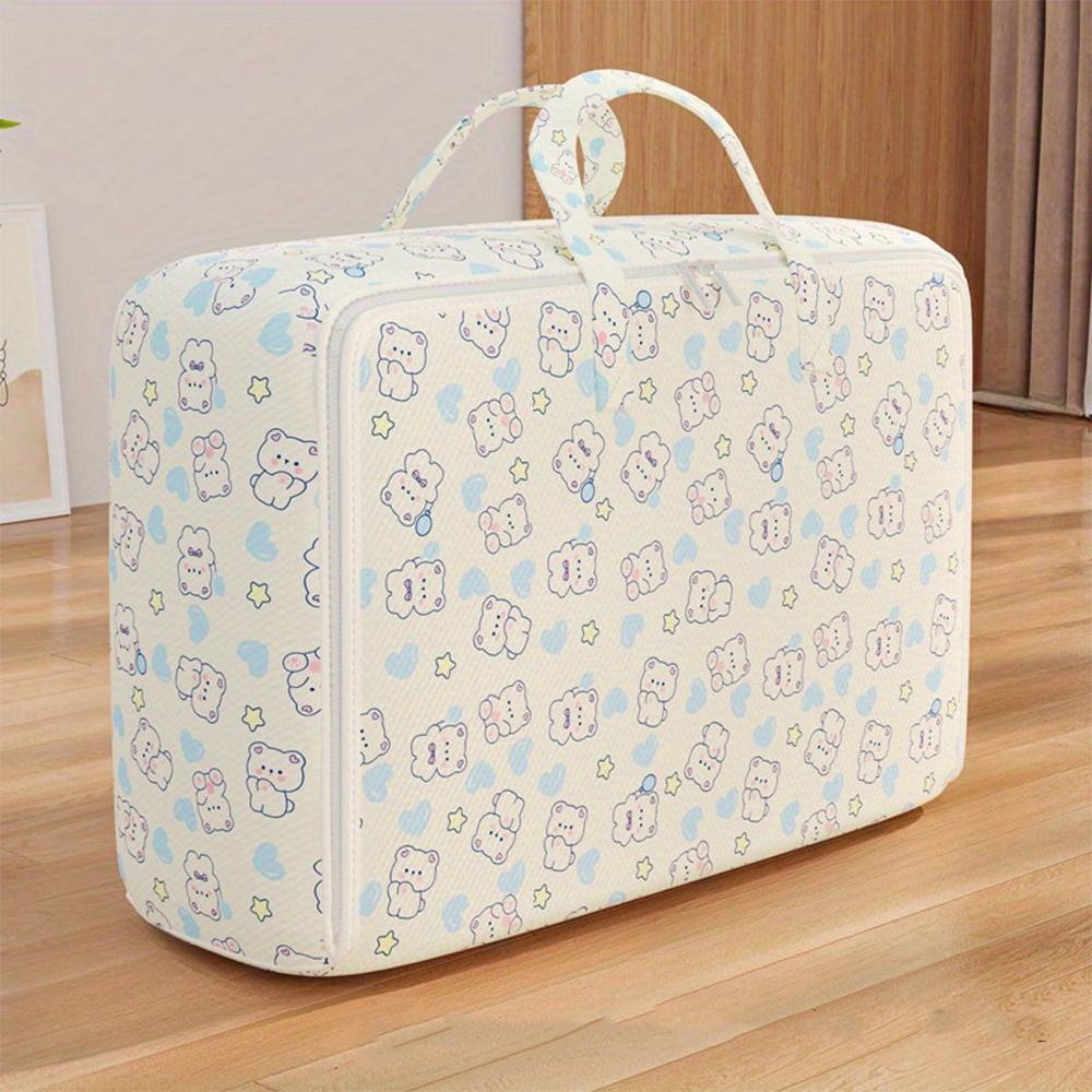 New Cartoon Quilt Storage Bag, Clothes Doll Organizer Storagebag, Large Capacity Moving Bag, Multi-functional Waterproof Storage