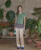 Mejongkeulem Check Frill Layered Skirt_ Grape Purple