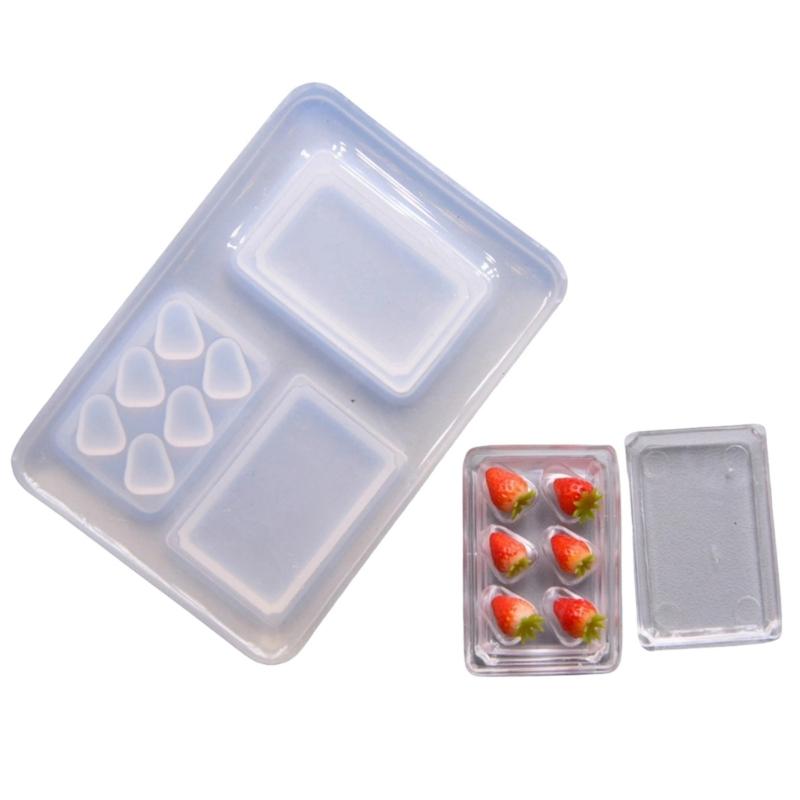 

Flexible Silicone Mold With Easy Release For Strawberry Resin Crafts Handmade Projects Home Crafting Accessory 1