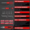 Precision Magnetic Screwdriver and Knife Combination Set, 100-Piece