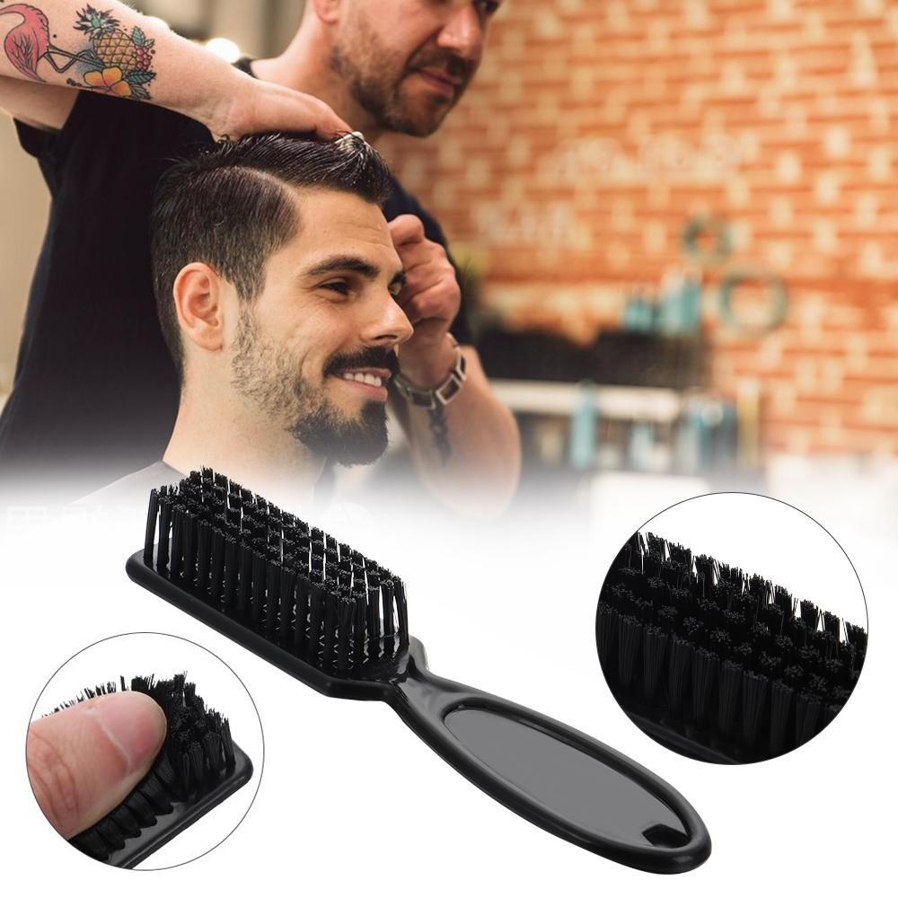 Remove Dust Nail Art Brush Plastic Handle Men Hair Comb New Beard Brush  Beauty Salon