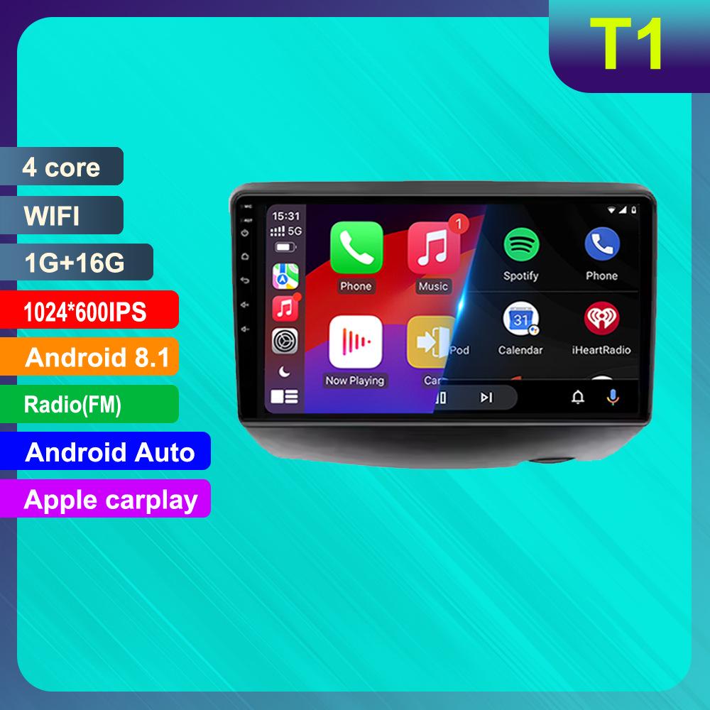 GPS Navigator & Reverse Camera for Toyota Vios, Yaris, Ecosport - Android CarPlay Central Control