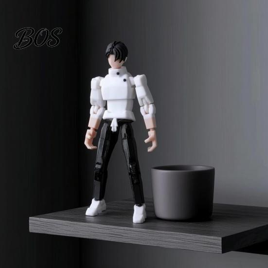 Poseable 3D Printed Figure Anime Character Figure, Movable Joints Action with Changeable Parts Accessories, Animation Model Ornament, Collectible Gift