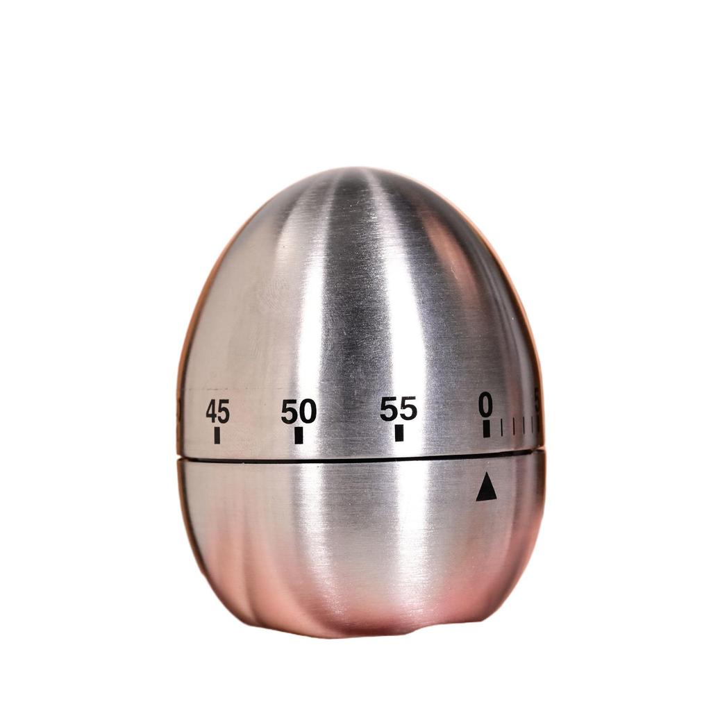 Stainless Steel Mechanical Kitchen & Study Timer - No Battery Required