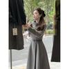 2025 Winter Timeless Cape Wool Coat with Cinched Waist - Mid-Length Jacket for Autumn/Winter