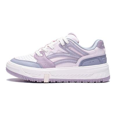 Floating Slip Resistant Durable Low Top Skate Shoes Women Skate Shoes Pink Purple AGCS078-2