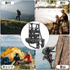 PAKESI Carrying Aluminum Load Capacity Highly Cushioned Shoulder Belts and Waist Feels Bone, Alloy, Sturdy, 80kg, Belts, Light, Climbing, Camping,