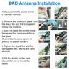DAB/DAB + Antenna with USB Adapter for Europe Android Car Radio GPS Stereo Receiver Player Car DAB Box Digital Broadcast Radio