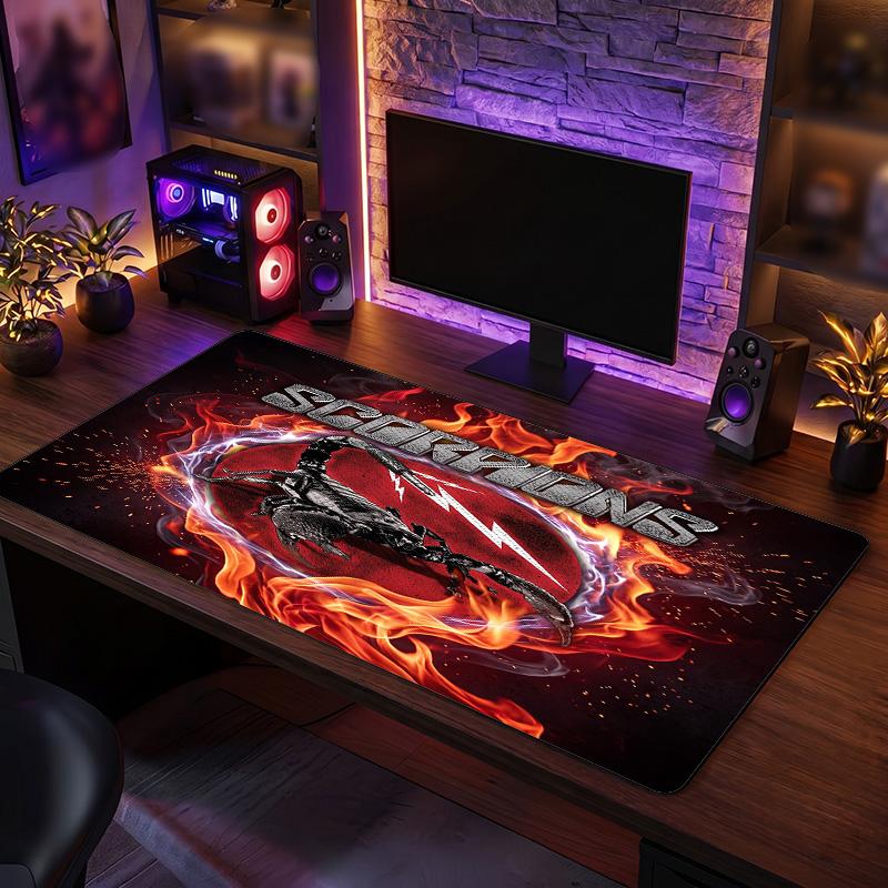 Scorpions Print Large Mouse Pad Smooth Surface Anti?Slip Desk Mat For Gaming Office Laptop Decoration