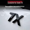 Zeekr 7X Blackened Sport Rear Emblem Creative Car Sticker