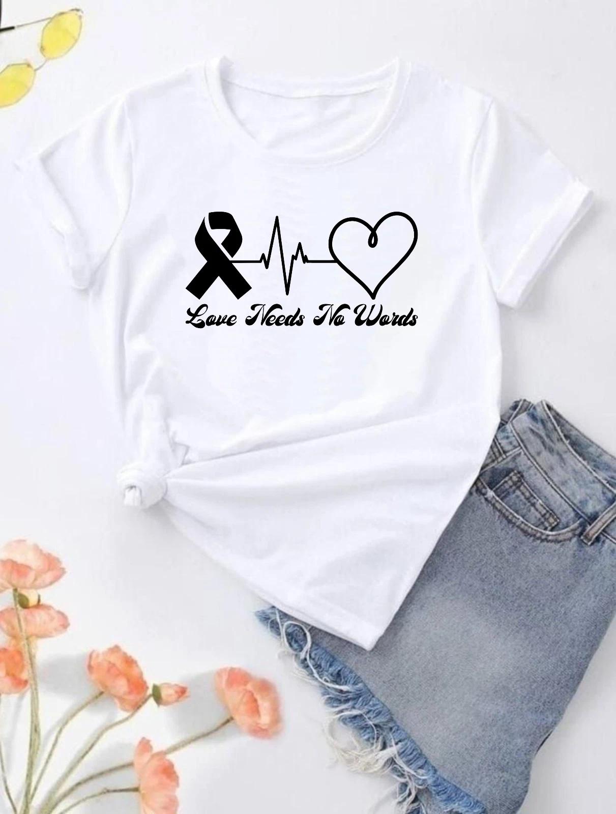 Breast Cancer Awareness Tshirt, Cancer Awareness Shirt, Pink Ribbon Tee Top L
