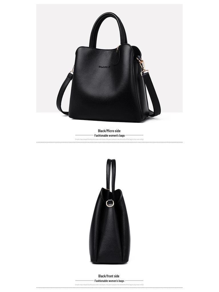 2024 Women's Fashionable Handbag: Large Capacity Tote & Versatile Crossbody