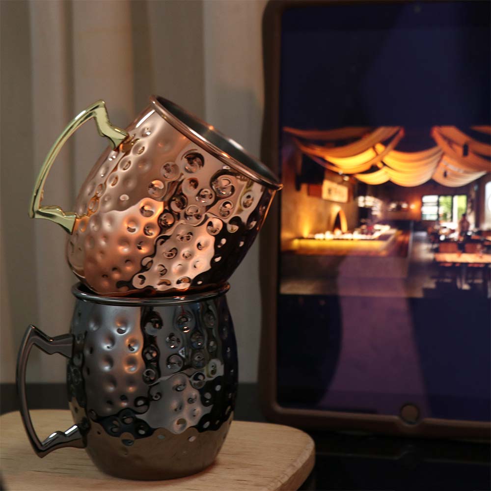 Wine Cup Stainless Steel Cup Drinkware Beer Cup durable Moscow Mule Mug Bar