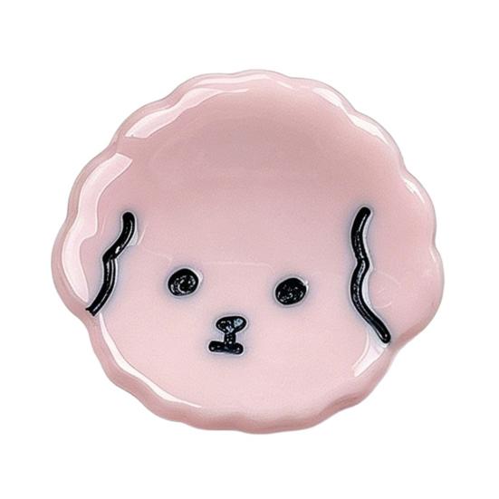Cartoon Dog Hair Clip Non-slip Mini Claw Jaw Clip розовый