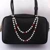 Double Layer Crystal Beaded Pants Chain Keychain Harajuku Hip Hop Bag Pendant Waist Chain Y2K Fashion Accessory For Men & Women