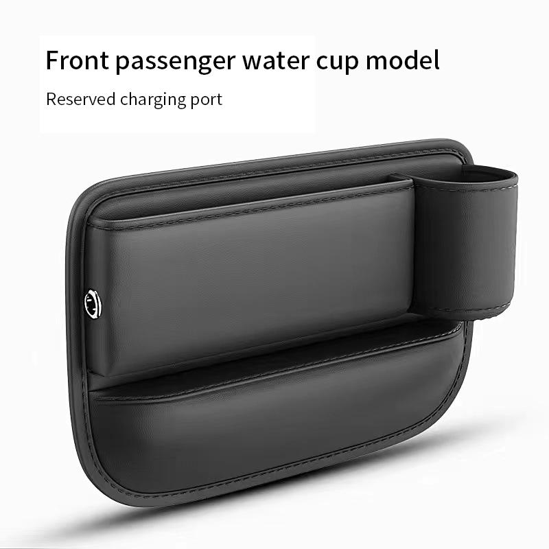 PU kožená autosedačka Gap Bag Pouzdro Úložná taška pro automatickou konzoli Organizér Boční Zátky Zátky Organizér Auto Štěrbina Uložení Kapsa pro úklid