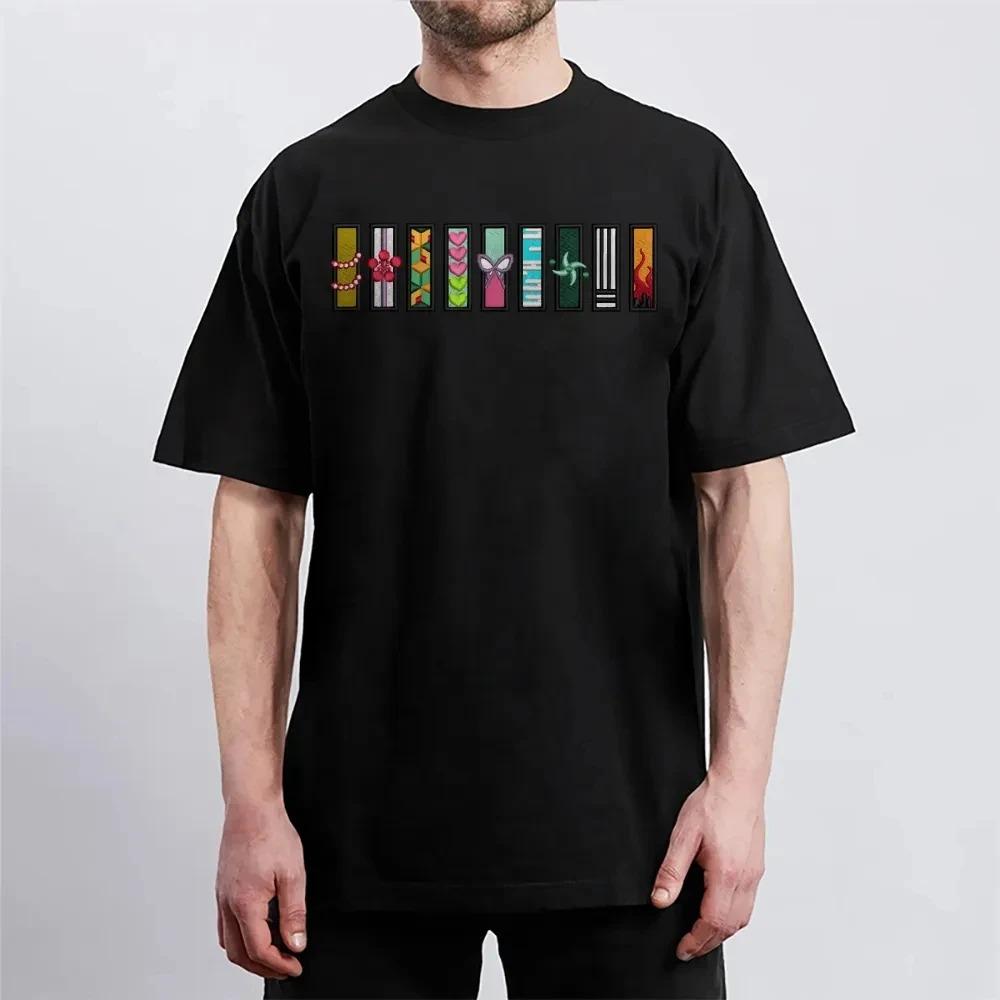 2026 Demon Slayer Short-sleeved Men's and Women's Same Style Comfortable Short-sleeved Couple's Clothing Casual Short-sleeved Wear Y2K