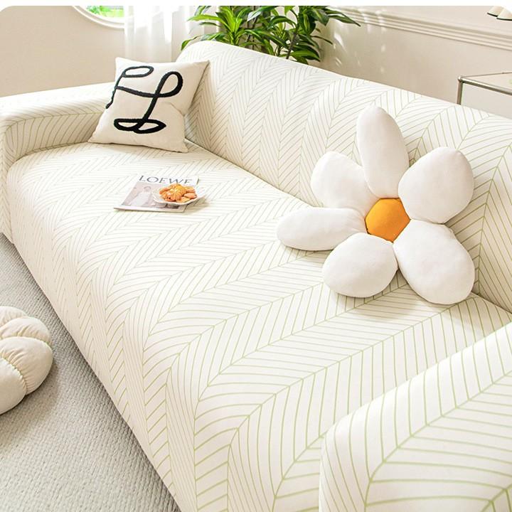 

Ice Silk Summer Cool Sofa Cover All Inclusive Universal Set All Season Universal Anti Slip and Anti Cat Scratch Sofa Cushion Cover 70-90cm]