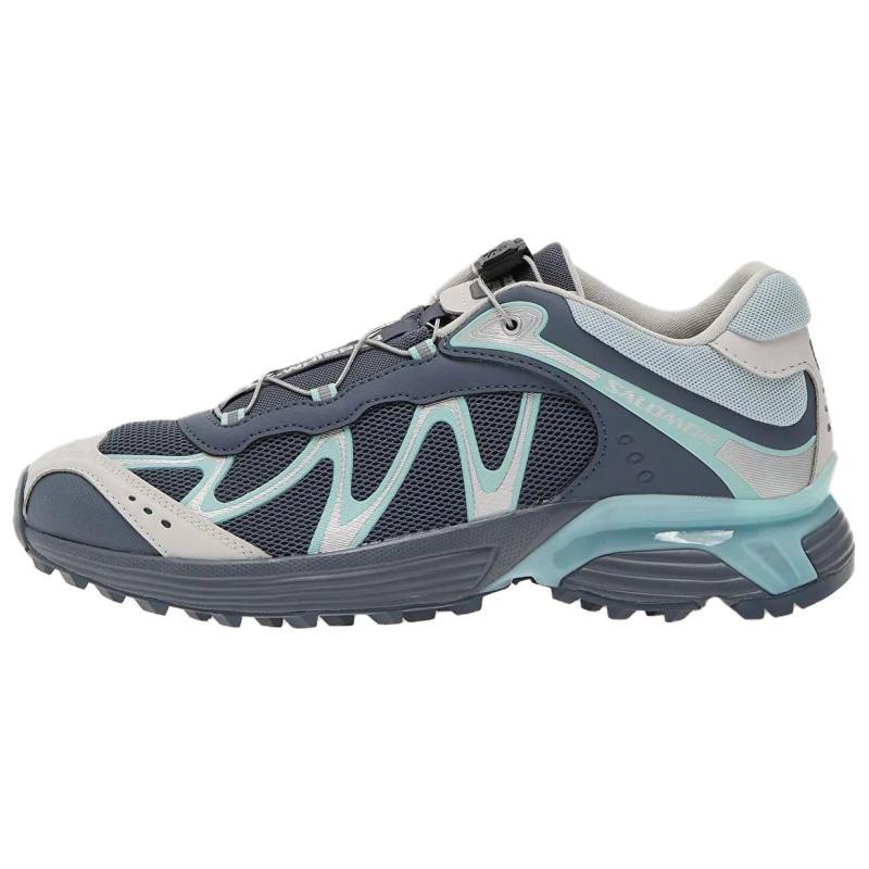SALOMON XT WHISPER Cushioning Abrasion Resistant Coverage Support Low top Casual Trail Running Shoes Unisex Blue Gray Sneakers 479790
