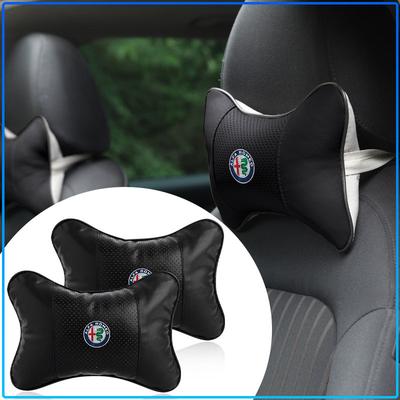 For 147 159 156 Giulietta Giulia Mito Spider Alpha Nheadrest 1/2Pcs Car Neck Pillows Car Headrest Cushion Support Seat Accessories