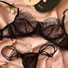 European and American Sex Underwear, Sexy Women's Perspective Three-point Underwear