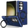 Luxury Armor Case for Samsung Galaxy S26 S25 S24 S23 S22 S21 S20 20 Ultra Plus FE F12 Ring Holder Slide Lens Stand Cover