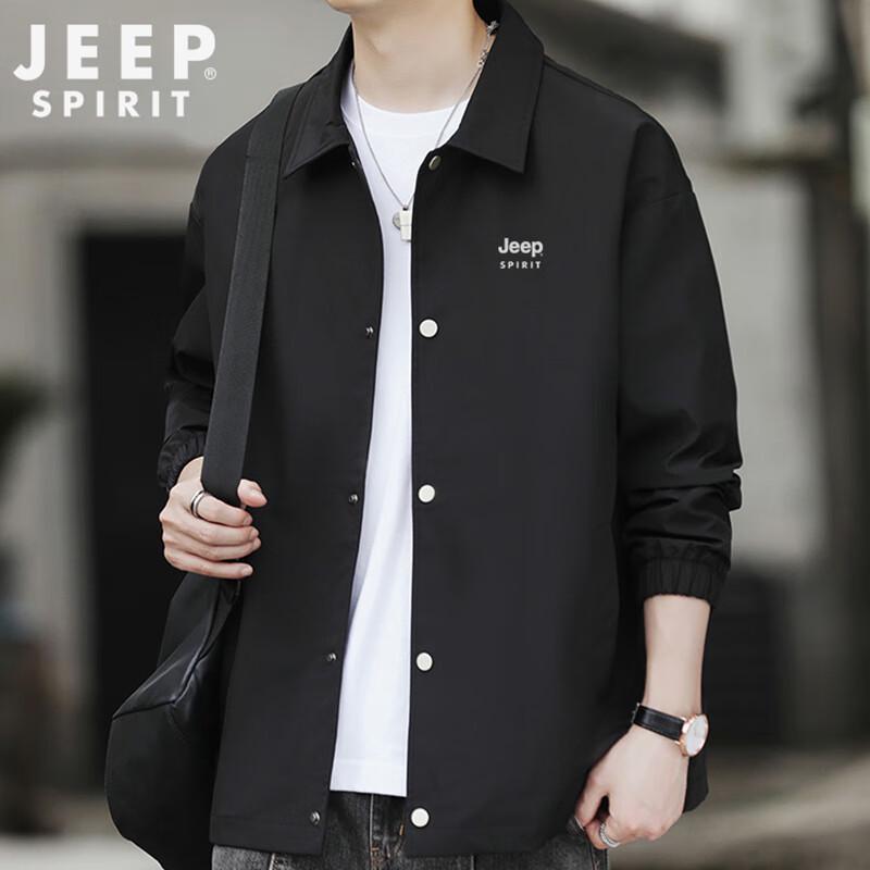 JEEP SPIRIT Men's Autumn Outdoor Windproof Jacket