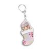 For Demon Slayer Genya Shinazugawa Tsuyuri Kanao Rengoku Kyojuro Acrylic Selfmade Cartoon Anime Keychain Pendant Toy Gift 5cm