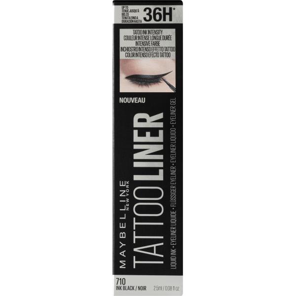 

Maybelline New York Tattoo Жидкая подводка для глаз, черная, 2,5 г