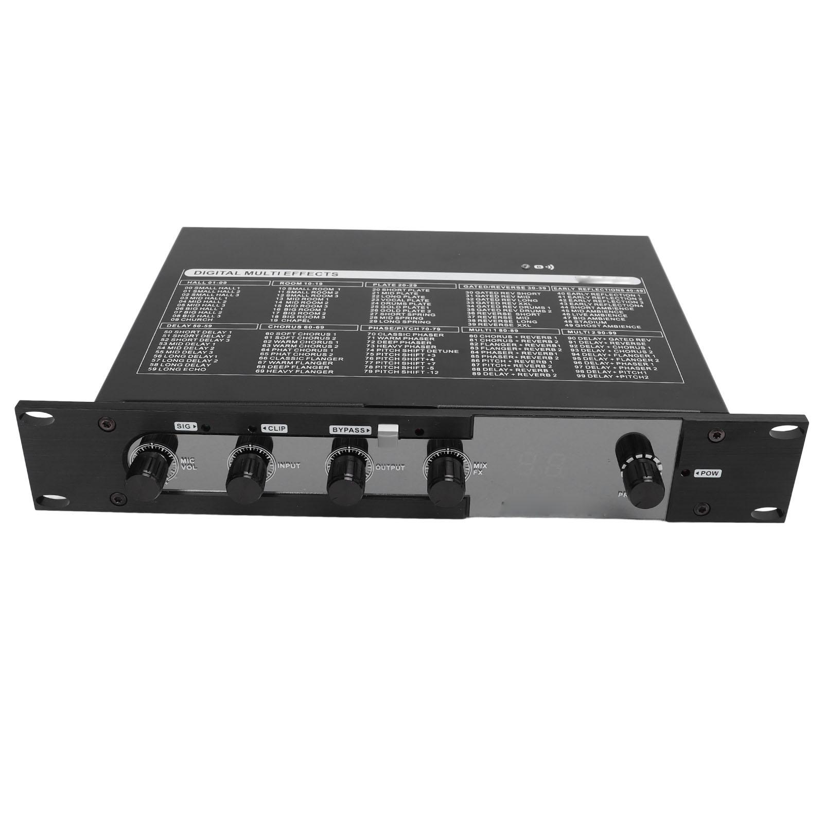 

Караоке-микшер Effector 99 DSP Беспроводной цифровой процессор стереозвуковых эффектов 100Вилка 240 В, США