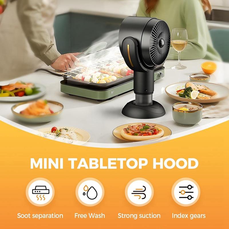 B97A-Purifier Fan, Removable And Washable Filter Portable Smokeaway Fan For Smoke, Smoke Away Purifier Fan