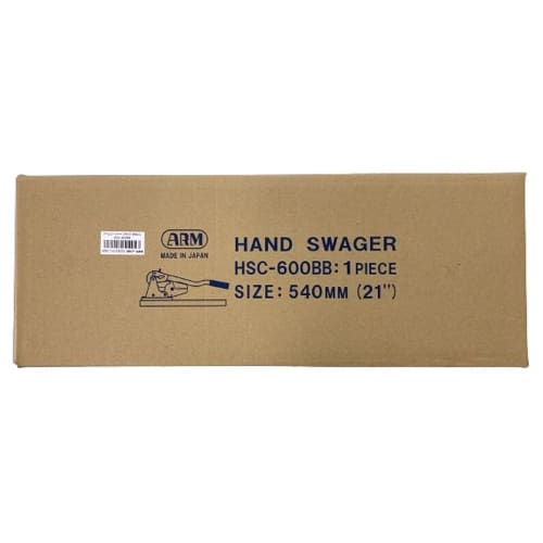 Arm Sangyo Arm Swager, Bench Type, 600mm, HSC-600BB