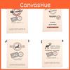 Merry Canvas Large Christmas Santa Sack Xmas Stocking Reindeer Gift Storage Bag