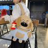 Schoolbag cute high-value puppy backpack cartoon junior high school student schoolbag university women large capacity leisure class bag backpack