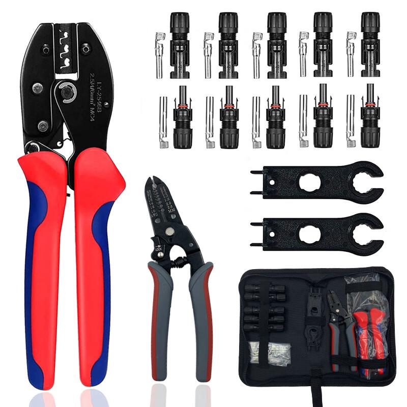 Photovoltaic Crimping Tool Kit CN plug (adapter included)