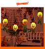 Halloween Pumpkin Ghost Decoration Scene Arrangement, Pumpkin Lantern Emit Light Accessories, Outdoor Decoration Light