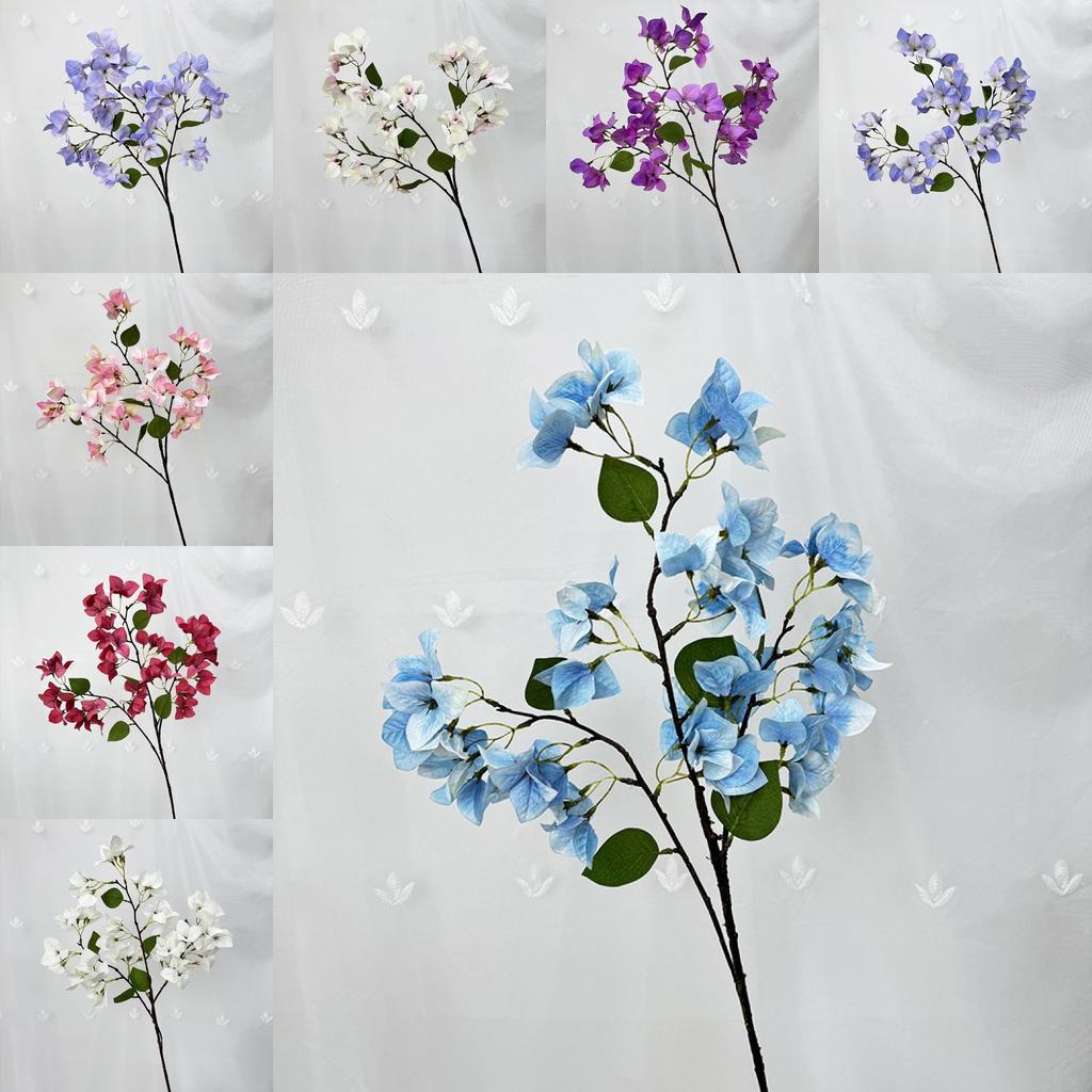 Artificial Bougainvillea Spectabilis Flower Home Decor Wedding Centerpiece For Living Room Display