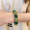 Acrylic Irregular Square Round Beaded Bracelet for Women Simple Korean Hand Accessories