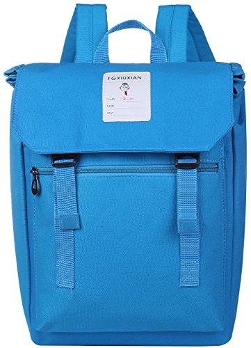 

[Angel Moon] Women s Lightweight Canvas Backpack, A4 Size, Large, Casual, Natural, Tablet Compatible, Zipper Closure, Unisex, Stays in Place, Easy Sto