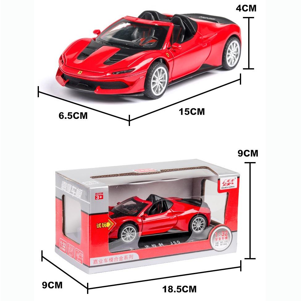 Модель автомобиля из сплава J50 в масштабе 1/32 со звуком и светом — фото 4
