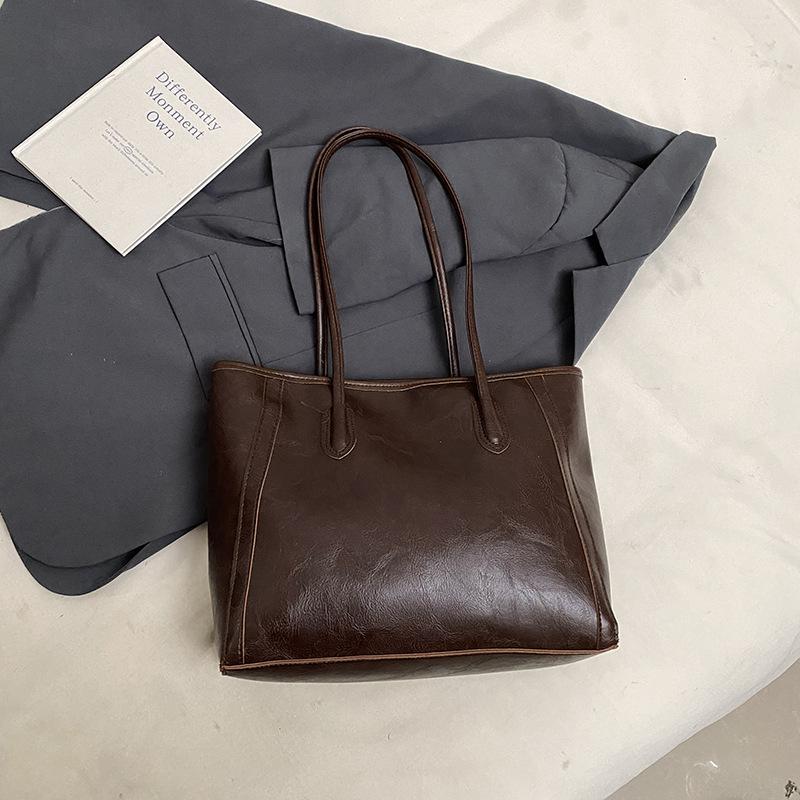 Premium sense large-capacity bag women's new autumn and winter versatile work commuter women's bag tote shoulder handbag