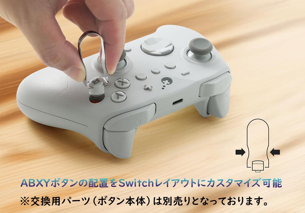 GuliKit ES Pro Wireless Controller TMR Drift for Turbo Adjustable 30 Hours of Continuous Compatible with Switch Hall 950mAh High Conductive Rubber